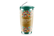 Stainless Steel Travel Cup Mockup, a Cups & Container Mockup by Mockupfit (Thumbnail 2 of 2)