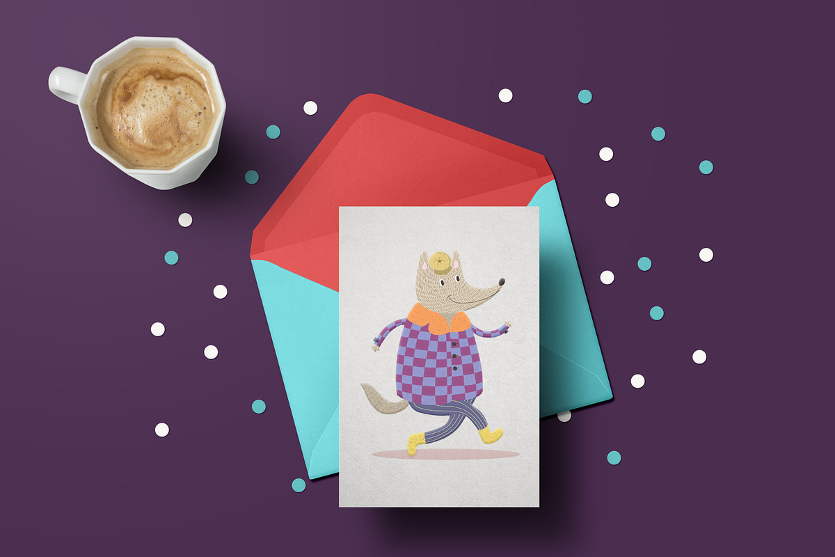 Kids Zoo Alphabet with cute animals!, an Object Graphic by Lana Samokhina (Photo 5 of 7)