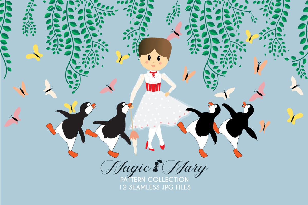 Magic Mary, a Pattern Graphic by Sonia design studio (Photo 1 of 4)