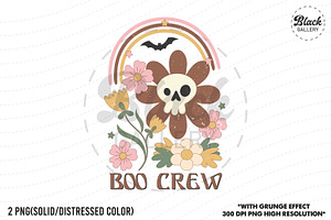 Boho Retro Halloween PNG Bundle