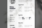 Elegant Resume, a Resume Template by Saman Osama (Thumbnail 3 of 3)