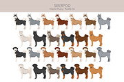 Siberpoo (Siberian Husky Poodle mix), an Animal Illustration by pet design shop (Thumbnail 2 of 6)