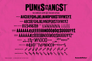 Punks in Angst - A Hardcore Font, a Sans Serif Font by Komet & Flicker (Thumbnail 15 of 15)