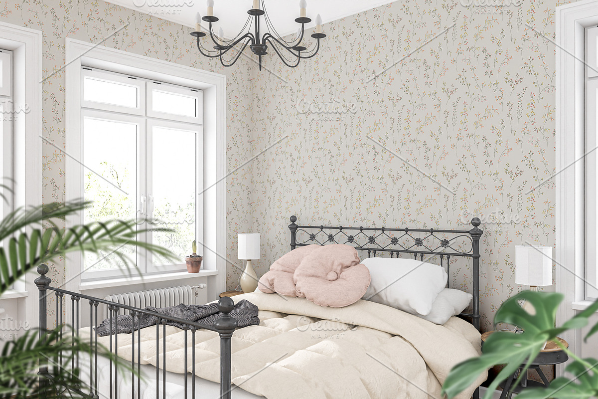 Wallpaper mockup Room wall mockup, a Household Mockup by Hunny Badger (Photo 1 of 7)