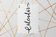 NEW 2021 Year Calligraphy Calendar, a Stationery Template by Bordo (Thumbnail 7 of 7)
