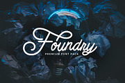Premium font pack - Foundry, a Handwritten Font by bradastudio (Thumbnail 1 of 4)