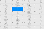 Procreate flower stamp, garden, a Brush Add-On by AnnaPolitmerskaja (Thumbnail 3 of 4)