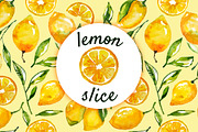 Lemon slice pattern, a Pattern Graphic by SuperNata (Thumbnail 1 of 3)