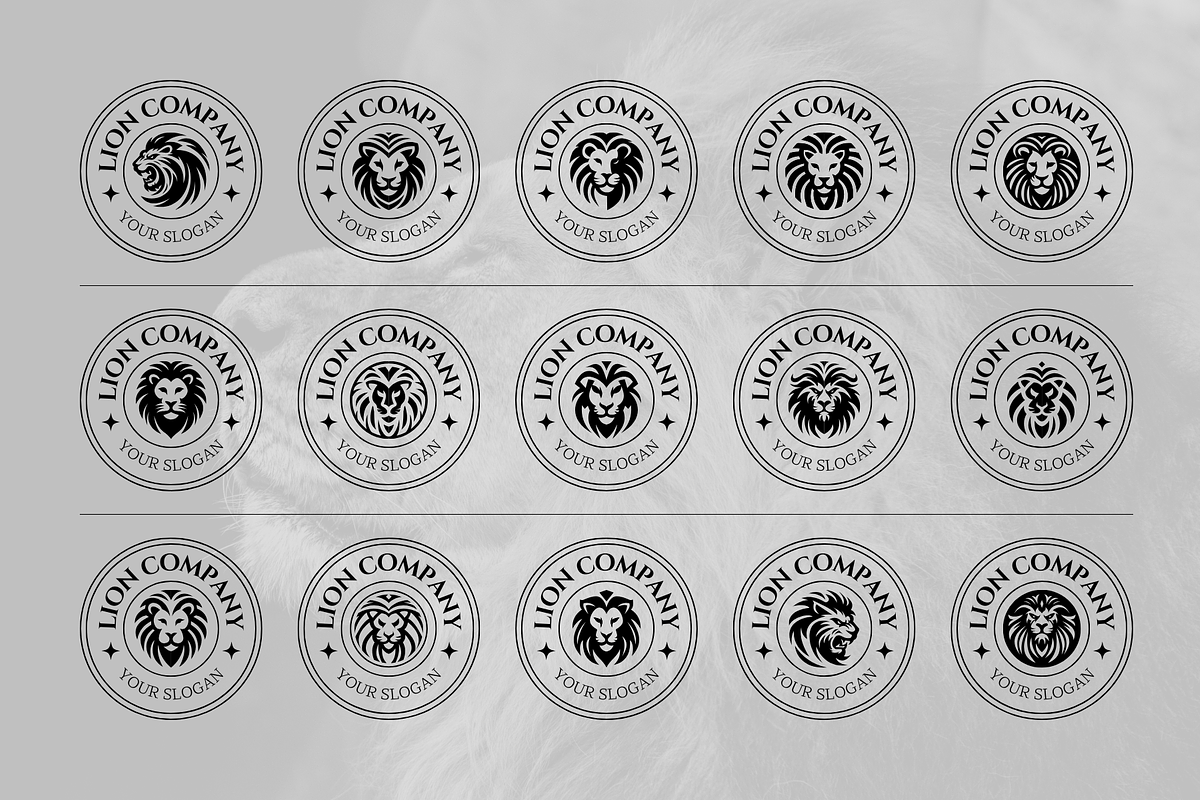Modern Lion Logo Collection, a Branding & Logo Template by Brand_Hero (Photo 2 of 11)