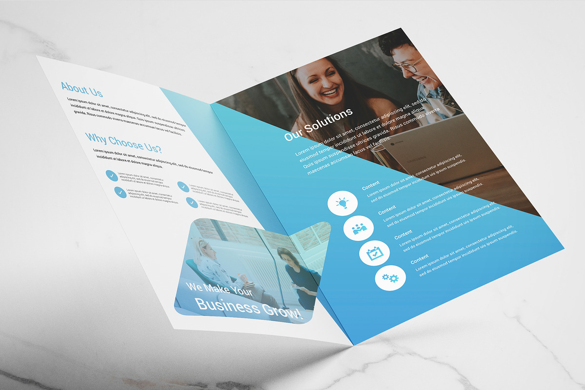Business Bifold Brochure, a Brochure Template by Loc Tropis (Photo 3 of 4)