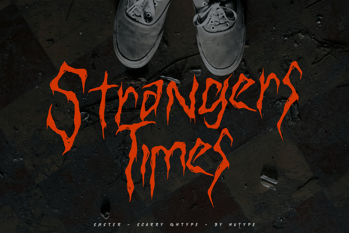 Slaster - A Scarry Horror Fontype, a Blackletter Font by NuType (Photo 9 of 9)