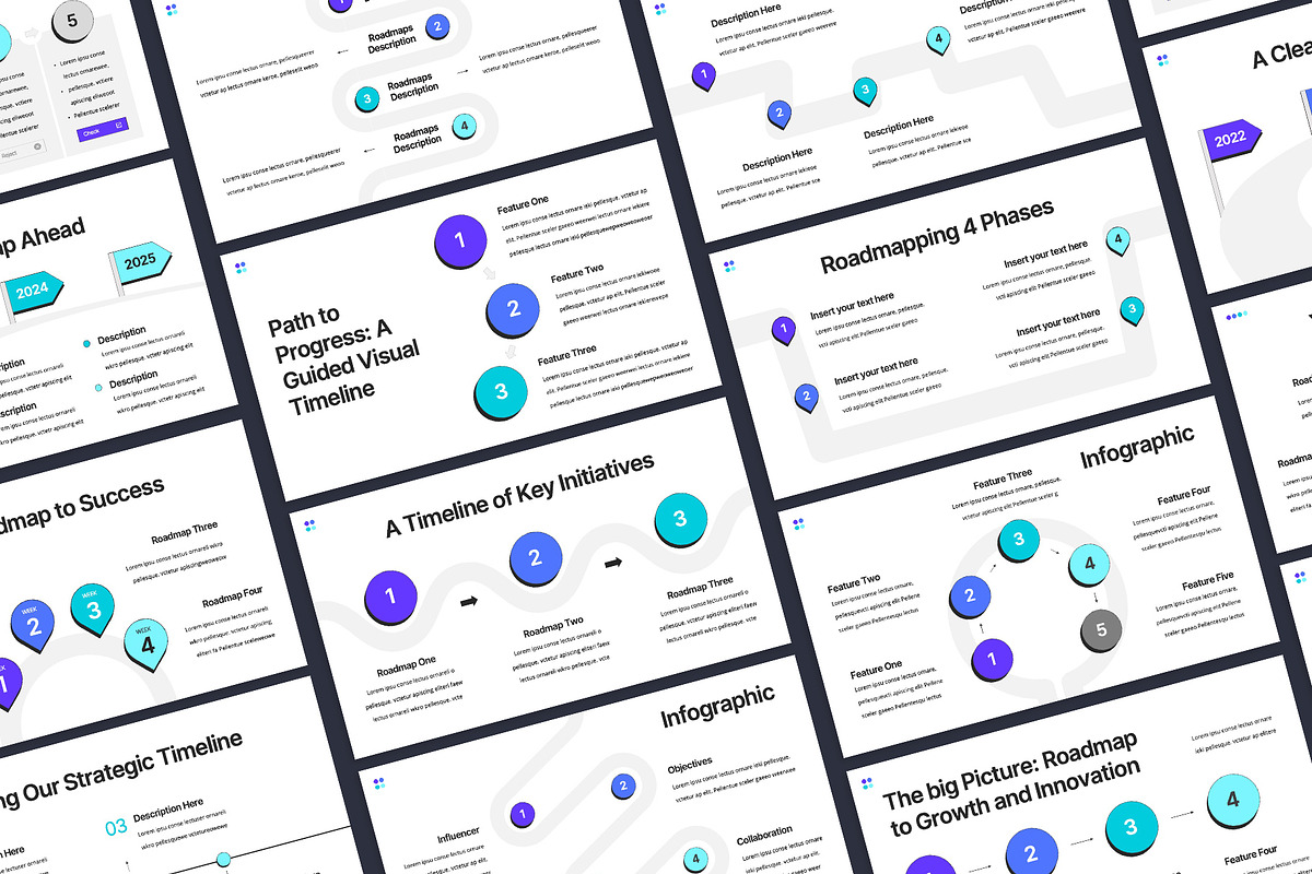 Roadmap Infographic PowerPoint, a Presentation Template by rgbryand (Photo 6 of 7)