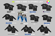 Clothing Mockup Whole Shop Bundle, a Shirt Mockup by Infinity Mockups (Thumbnail 4 of 11)