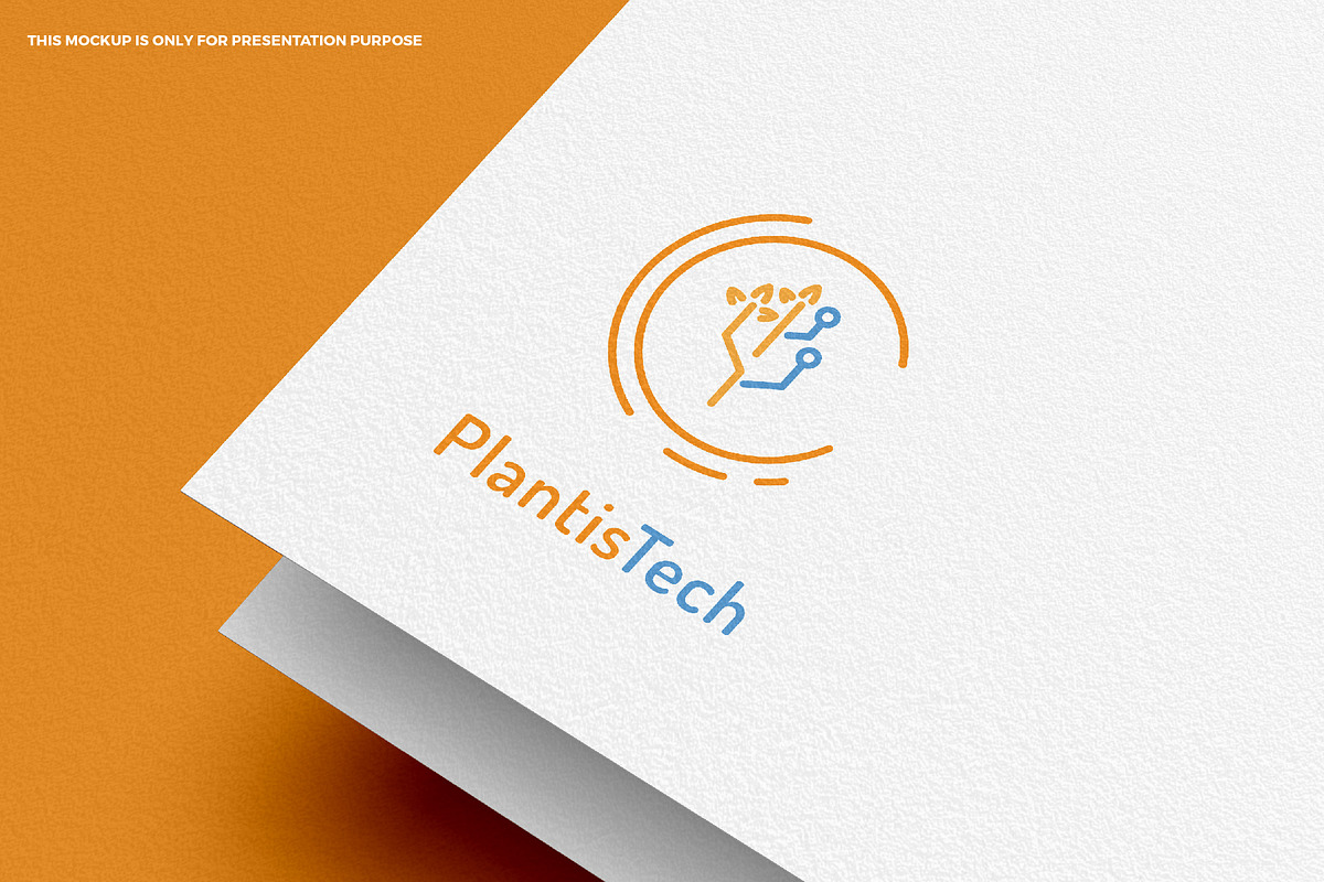 Plants and Tech logo design, a Branding & Logo Template by MuzaInspires (Photo 3 of 5)