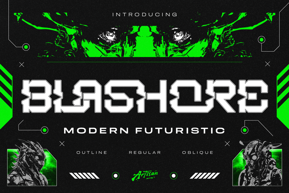 Blashore, a Serif Font by Artisan Themes (Photo 1 of 10)