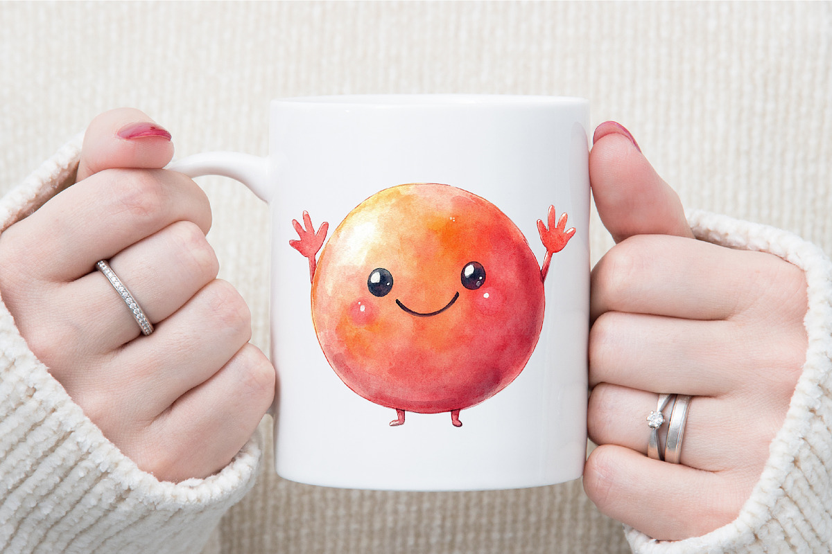 Retro Happy Smiles Clipart - Pastel, an Illustration by Sublimation Artist (Photo 5 of 6)