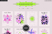 Wavy Flora - Flowers and Shapes, a Decorative Illustration by Leila Divine (Thumbnail 9 of 15)