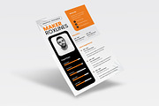 Professional CV Resume, a Resume Template by dokudokunomi (Thumbnail 3 of 4)