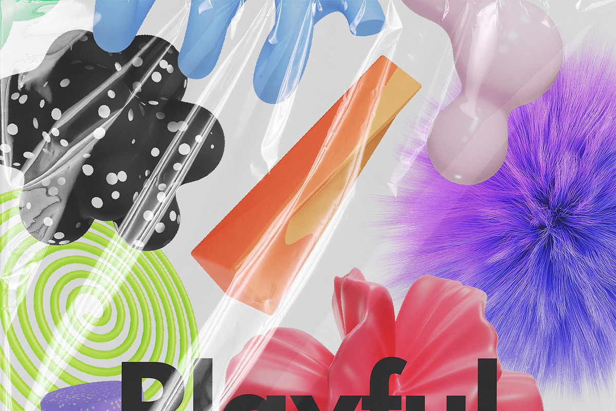 Playful Abstract 3D Shapes, a Graphic by LarysaZabrotskaya (Photo 10 of 10)