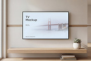 Smart TV Mockup, a Wearable Device Mockup by graphypix (Thumbnail 1 of 4)