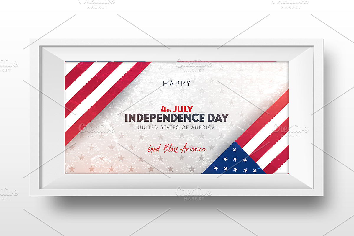 4th July. 12 banners and posters., a Social Media Template by Leo Edition (Photo 9 of 12)
