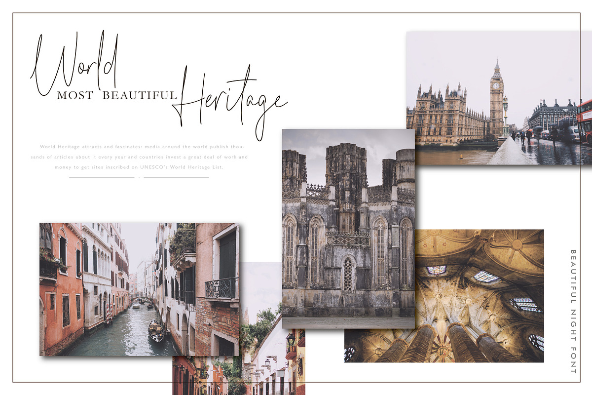 Beautiful Night Script Font preview 4
