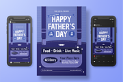 Fathers Day Flyer Set, a Flyer Template by Annora Studio (Thumbnail 3 of 6)