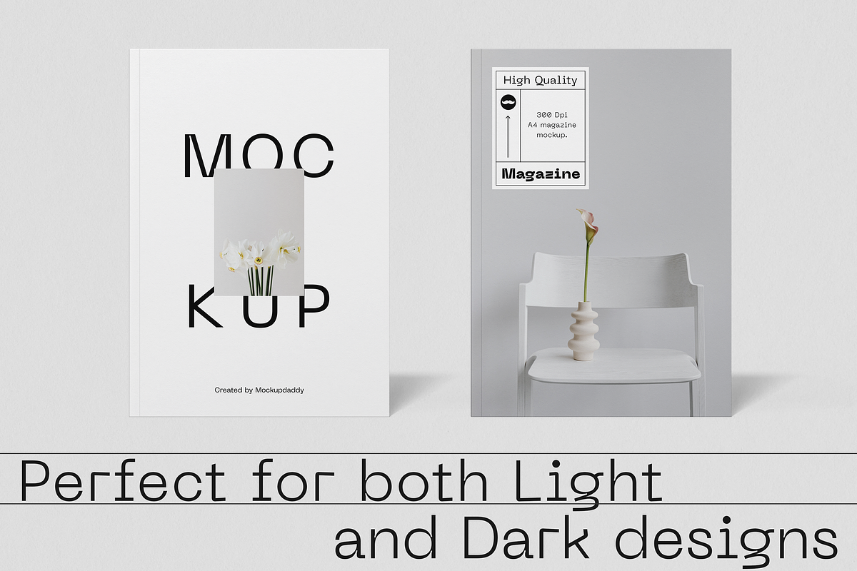 A4 Magazine Mockup, a Books & Magazine Mockup by Mockupdaddy (Photo 6 of 10)