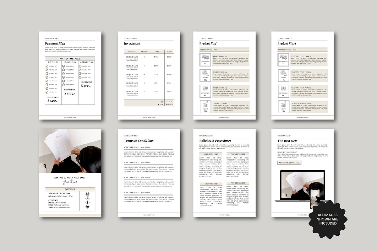 Client Project Proposal Template preview 4