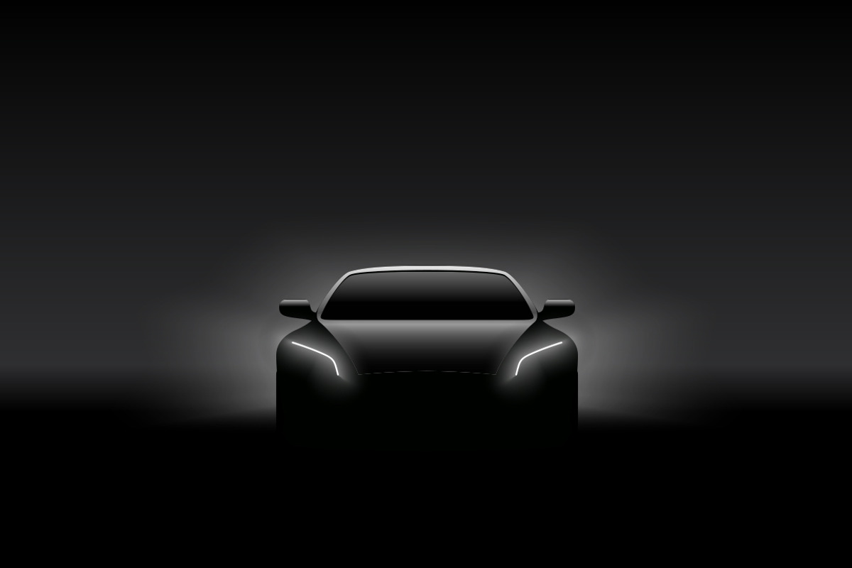 Front View Concept Car Silhouette, a Transportation Illustration by Crafter