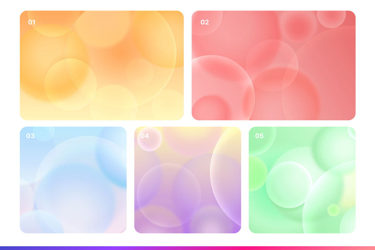 Gradient Bubble Background, a Background Graphic by Loin Studio (Photo 2 of 5)