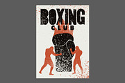 Fight Club grunge vector poster set., a Sport Illustration by PoPaShop (Thumbnail 7 of 8)