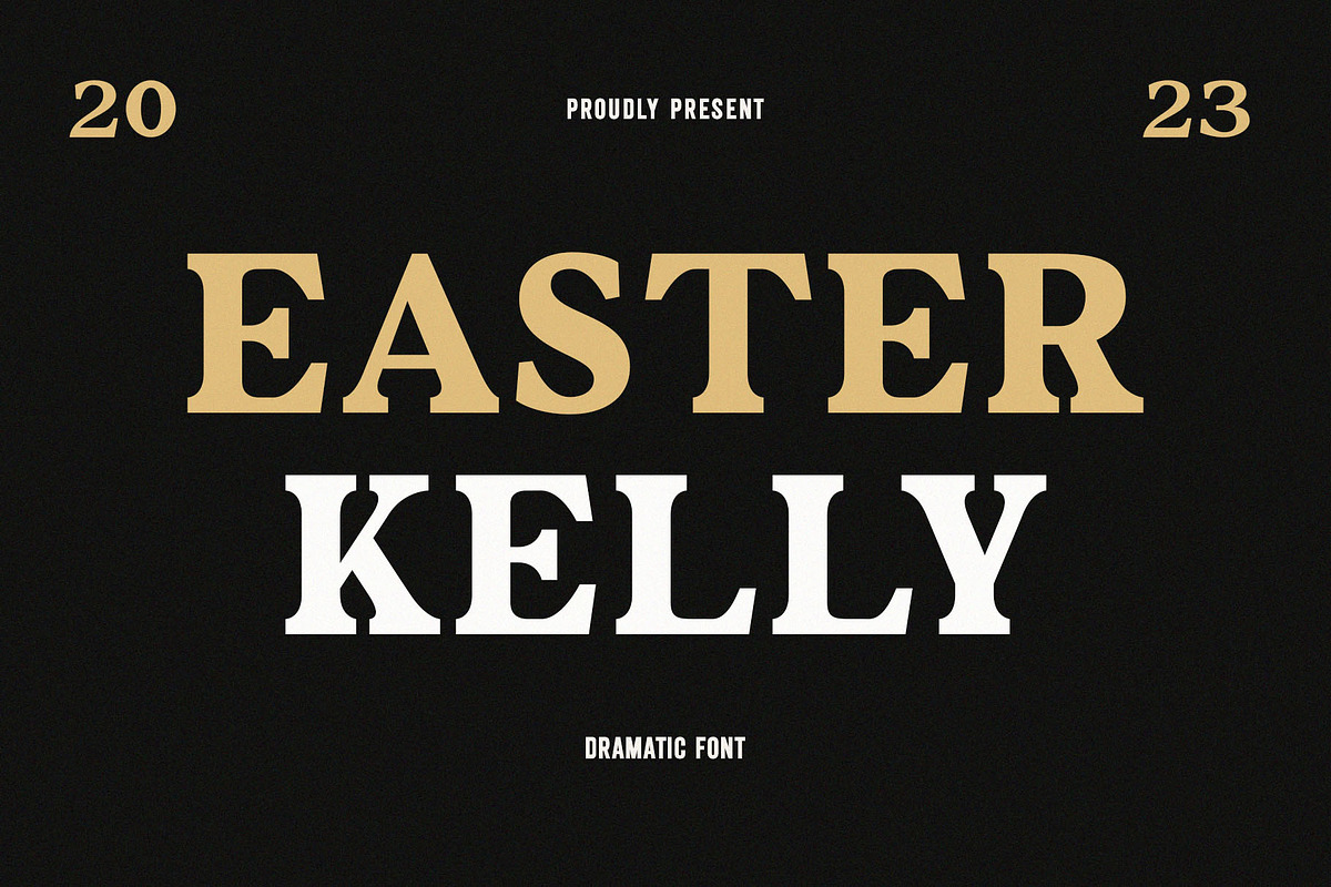 Easter Kelly - Dramatic Font, a Serif Font by Font Kingdom (Photo 1 of 7)