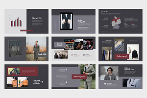 Dozoa Classy Menswear Google Slides