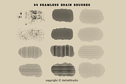 Seamless Grain Procreate Brushes, a Brush Add-On by HalieKStudio (Thumbnail 3 of 9)