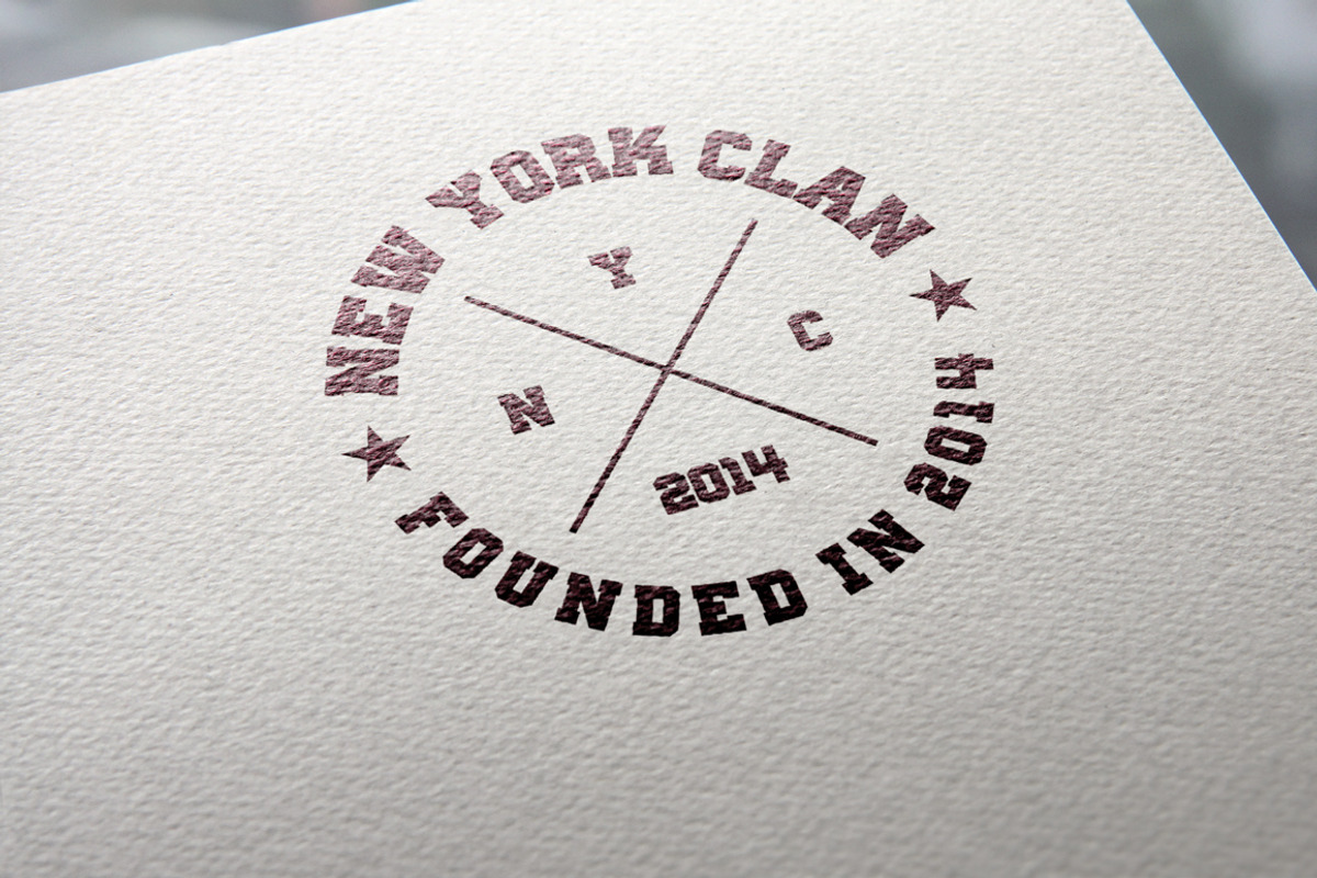 11 Hipster Badge Logos, a Branding & Logo Template by Xelm (Photo 7 of 11)