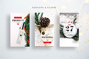 Classy Xmas INSTAGRAM STORY Pack, a Social Media Template by Marie T (Thumbnail 5 of 9)