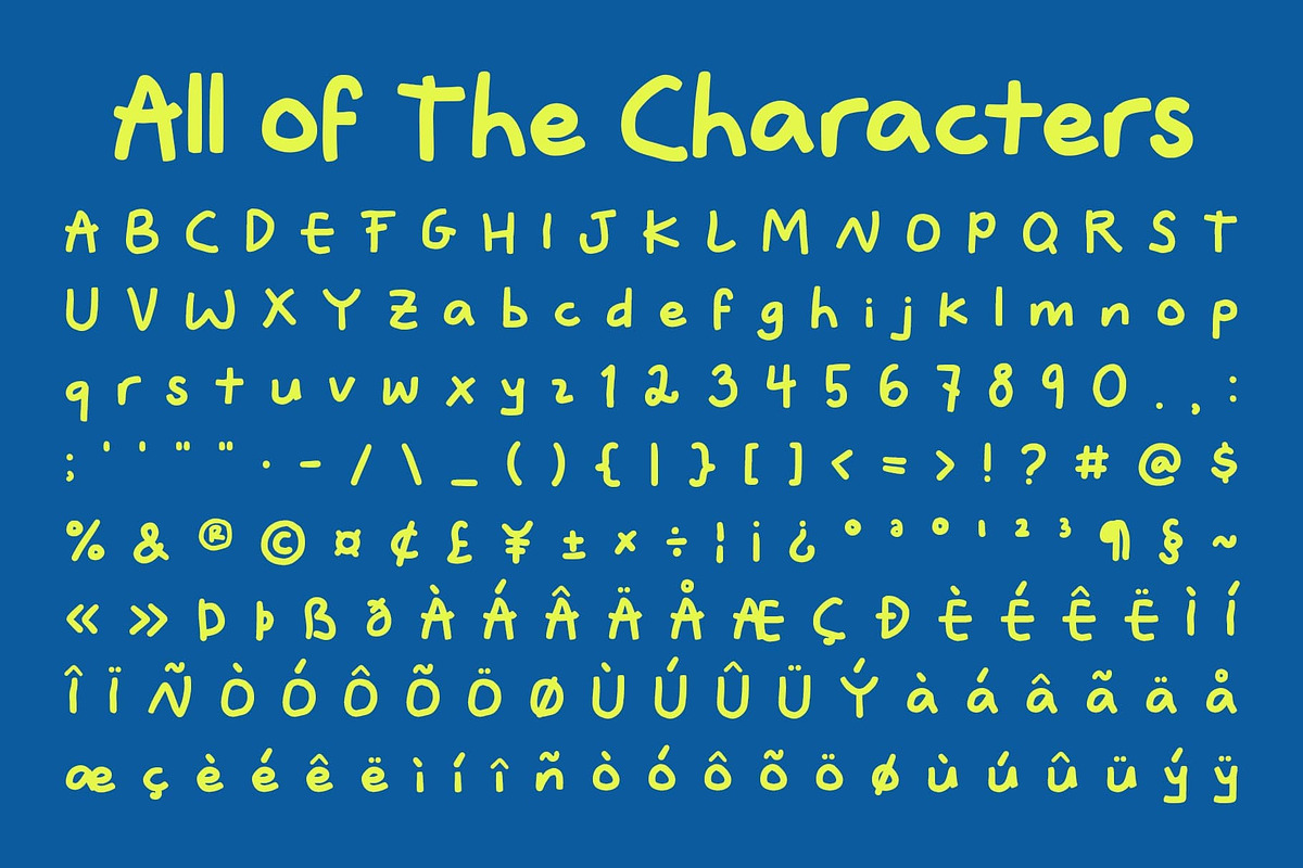 CS Easton – Playful Font, a Handwritten Font by Craft Supply Co. (Photo 8 of 8)