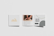 SQUARE BIFOLD MOCKUP, a Print Template by Akaimockup (Thumbnail 6 of 8)
