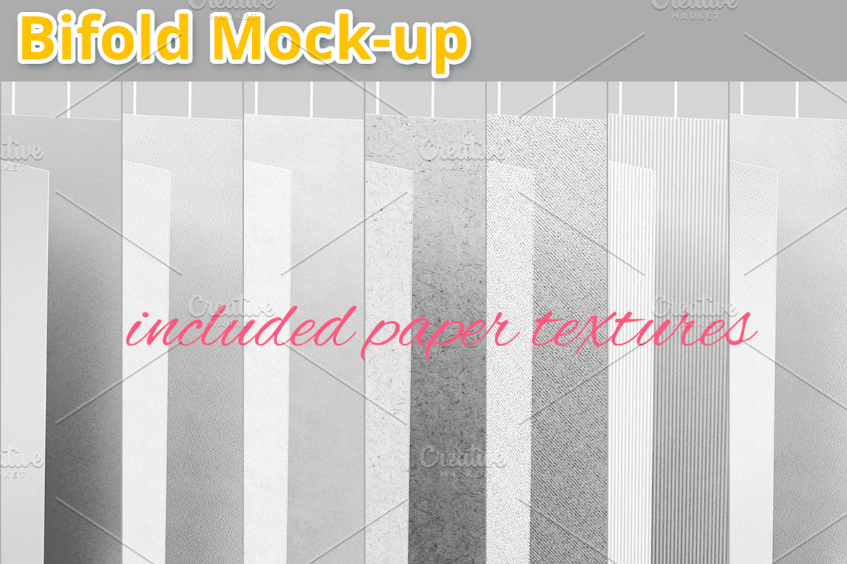 Bifold Brochure Mockup, a Print Template by MockUps Gallery (Photo 5 of 6)