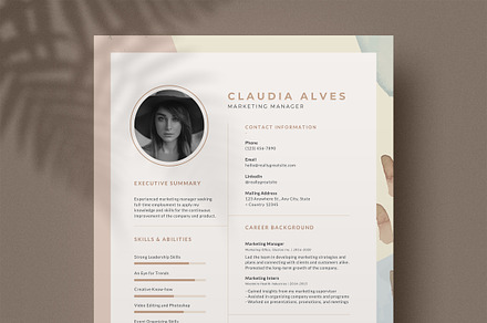 Modern Resume Template CV
