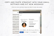 Gmail Signature & Digital Biz Card, an Email Template by Thirty One Palms Studio (Thumbnail 6 of 11)