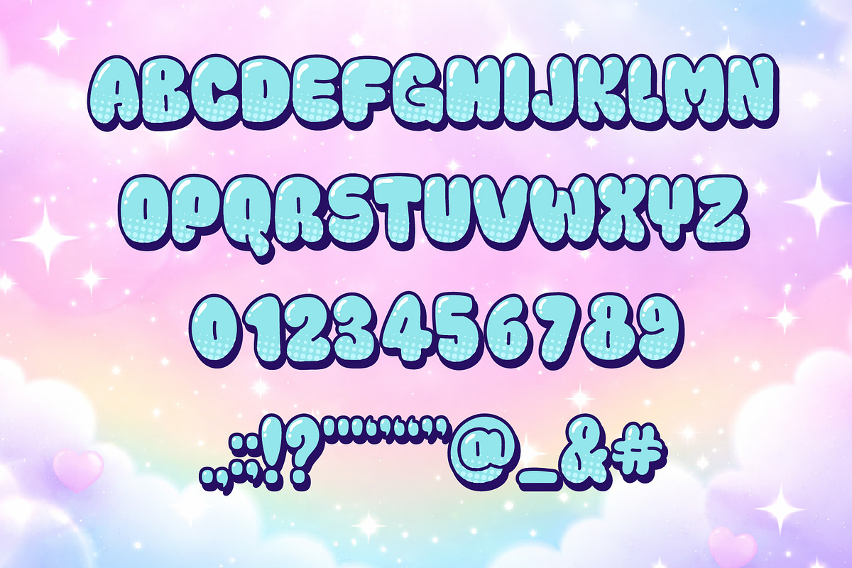 POPPER SPARKLE, SVG Color Font, a Handwritten Font by Rashdrawn (Photo 4 of 6)