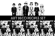 Set of Art Deco people., a Person Illustration by AnastasiaFears (Thumbnail 1 of 4)