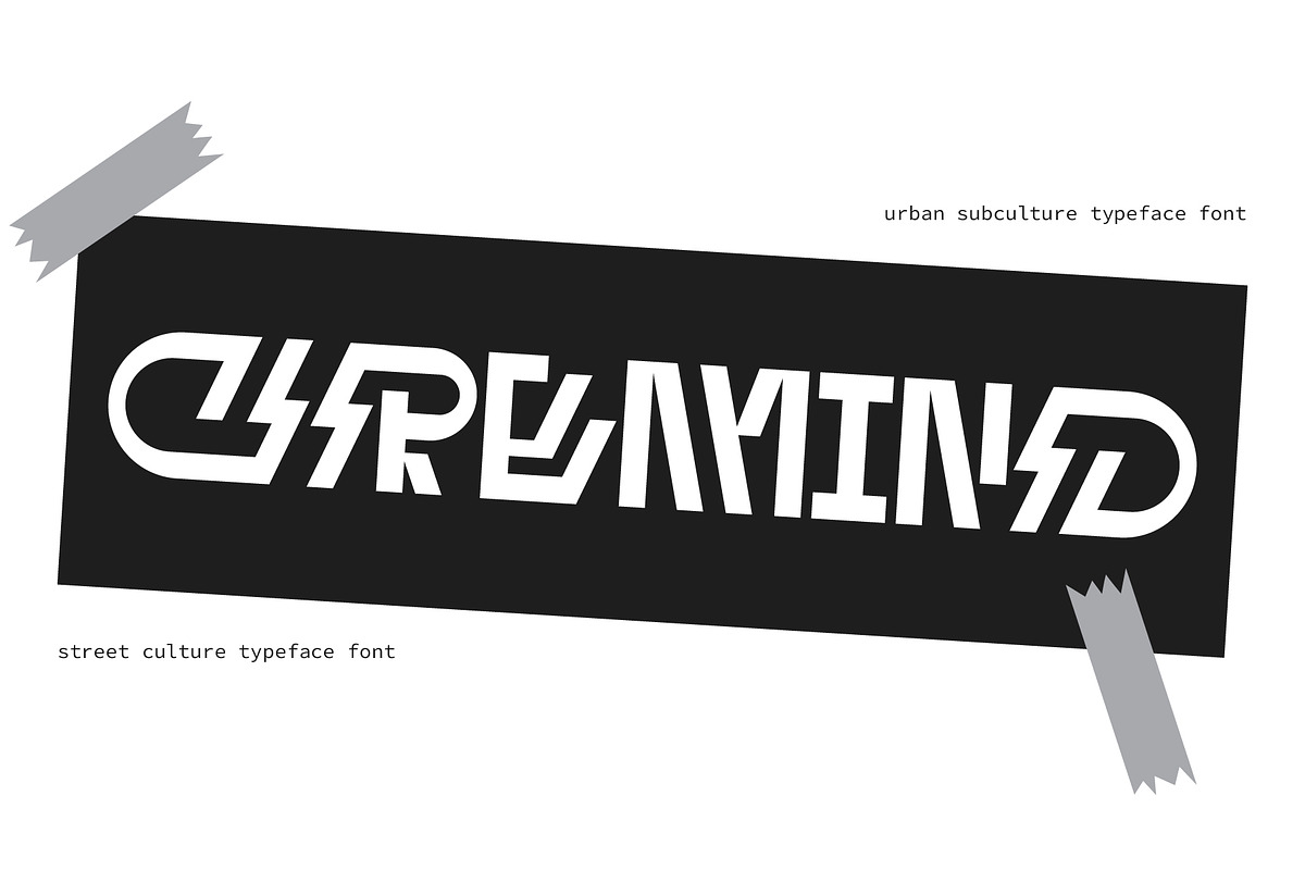 Kalcer Cremind – Streetwear Font, a Symbol Font by Erifqizefont (Photo 2 of 8)