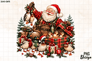 Santa Duck Hunting Christmas PNG, an Object Graphic by Cut File (Thumbnail 1 of 3)