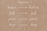 Parsnips Handwritten Script, a Script Font by Kellie Jayne Studio (Thumbnail 8 of 9)