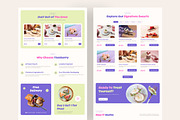 Portfolio Website UI Figma Template, an UI Kit Template by peterdraw (Thumbnail 2 of 6)