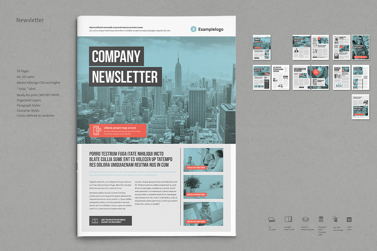 Newsletter, a Brochure Template by TypoEdition (Photo 1 of 4)
