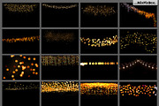 100 Golden Lights Photo Overlays, a Texture Graphic by MixPixBox (Thumbnail 7 of 9)